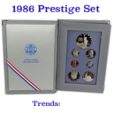 1986 United States Mint Prestige Proof Set Grades