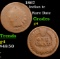 1867 Indian Cent 1c Grades g, good