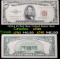 1953A $5 Red Seal United States Note Grades xf