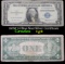 1935F $1 Blue Seal Silver Certificate Grades vg, very good