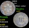 1853 Three Cent Silver 3cs Grades Select AU