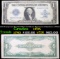 1923 $1 large size Blue Seal Silver Certificate, Signatures of Speelman & White Grades vf++