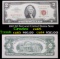1963 $2 Red seal United States Note Grades Gem CU