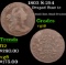 1803 S-254 Draped Bust Large Cent 1c Grades vg+