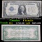 1928D Funny Back $1 Blue Seal Silver Certificate Grades f details