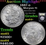 ***Auction Highlight*** 1887-o Morgan Dollar $1 Graded Choice+ Unc By USCG (fc)