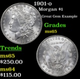 1901-o Morgan Dollar $1 Grades GEM Unc