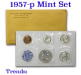 1957 Proof Set in Original Packaging with the mint memo
