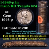 ***Auction Highlight*** Uncirculated 1c roll, 1946-p 50 pcs (fc)