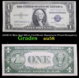 1935E $1 Blue Seal Silver Certificate Signatures Priest/Humphrey Grades Choice AU/BU Slider