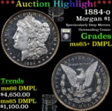 ***Auction Highlight*** 1884-o Morgan Dollar $1 Graded GEM+ DMPL By USCG (fc)
