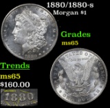 1880/1880-s Morgan Dollar $1 Grades GEM Unc