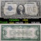 1928A $1 'Funnyback' Blue Seal Silver Certificate Grades vf, very fine