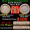 Mixed small cents 1c orig shotgun roll, 1919-d Wheat Cent, 1895 Indian Cent other end, McDonalds Wra