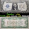 1928D Funny Back Key To The Series $1 Blue Seal Silver Certificate Grades vf++