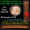 Uncirculated Lincoln 1c roll, 1960-d Large Date 50 pcs
