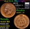 ***Auction Highlight*** 1875 Indian Cent 1c Graded Select+ Unc RB By USCG (fc)