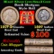 Mixed small cents 1c orig shotgun roll, 1917-d Wheat Cent, 1897 Indian Cent other end, McDonalds Wra