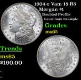 1904-o Vam 18 R5 Morgan Dollar $1 Grades GEM Unc