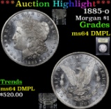 ***Auction Highlight*** 1885-o Morgan Dollar $1 Graded Choice Unc DMPL By USCG (fc)