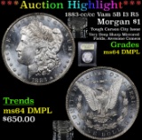 ***Auction Highlight*** 1883-cc /cc Vam 5B I3 R5 Morgan Dollar $1 Graded Choice Unc DMPL By USCG (fc