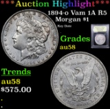 ***Auction Highlight*** 1894-o Vam 1A R5 Morgan Dollar $1 Graded Choice AU/BU Slider By USCG (fc)