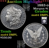 ***Auction Highlight*** 1883-o Morgan Dollar $1 Graded Choice Unc DMPL By USCG (fc)