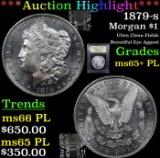 ***Auction Highlight*** 1879-s Morgan Dollar $1 Graded GEM+ PL By USCG (fc)