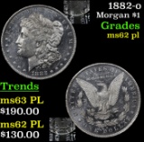 1882-o Morgan Dollar $1 Grades Select Unc PL