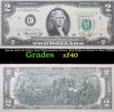 Series 1976 $2 Green Seal Philadelphia Green Seal Federal Reserve Note (FRN) Grades xf