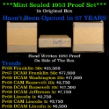 ***Auction Highlight*** Mint Sealed Unopened 1953 Proof Set In Original Box Not Opened For 63 Years
