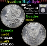 ***Auction Highlight*** 1901-o Morgan Dollar $1 Graded GEM+ Unc By USCG (fc)