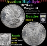 *Highlight Of Entire Auction*  1879-cc Morgan Dollar $1 Graded Choice Unc By USCG (fc)