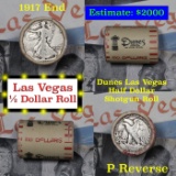 ***Auction Highlight*** Old Casino 50c Roll $10 In Halves Dunes Hotel/Casino Las Vegas 1917 & 'p' mi