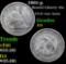 1861-p Seated Liberty Quarter 25c Grades f+