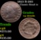 1813 S-293 Classic Head Large Cent 1c Grades vg details