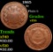 1865 Two Cent Piece 2c Grades vf++