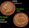 1909 Indian Cent 1c Grades vf++
