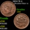 1852 N-4 Braided Hair Large Cent 1c Grades vf++