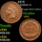 1879 Indian Cent 1c Grades vf++