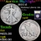 ***Auction Highlight*** 1921-d Walking Liberty Half Dollar 50c Graded vg+ By USCG (fc)