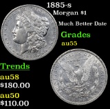 1885-s Morgan Dollar $1 Grades Choice AU