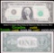 1969A $1 Green Seal Federal Reserve Note (Boston, MA) Grades Gem++ CU