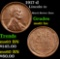 1917-d Lincoln Cent 1c Grades Unc+ BN