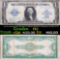 1923 $1 Large Size Blue Seal Silver Certificate, Signatures of Speelman & White Fr-237 Grades f+