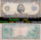 1914 $5 Blue Seal Federal Reserve Note, New York 2-B Grades vf++