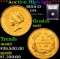 ***Auction Highlight*** 1855 O Gold Dollar $1 Graded BU+ By USCG (fc)