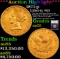 ***Auction Highlight*** 1871-p Gold Liberty Eagle $10 Graded Choice AU By USCG (fc)