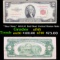 *Star Note* 1953 $2 Red Seal United States Note Grades xf+