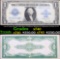 1923 $1 Large Size Blue Seal Silver Certificate, Signatures of Speelman & White Fr-237 Grades xf